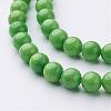 Natural Mashan Jade Round Beads Strands G-D263-8mm-XS17-2