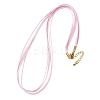 1MM Waxed Cord 5-Strand Necklace Making MAK-C005-01W-G-1