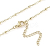 304 Stainless Steel Pendant Necklaces NJEW-H029-02G-J-3