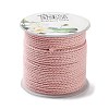 20M Polyester Braided Cord for Jewelry Making OCOR-G015-04A-24-2