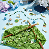 Green Plants Theme DIY Knitting Tool Sets HJEW-NB00149-4