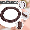 Braided Leather Cord with Core WL-CL0001-01B-5