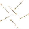 Brass Ball Head Pins KK-BC0003-99-0.6x20-4