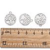 Eco-Friendly Rack Plating Brass Tree of Life Pendants LS-X-KK-I606-42P-NR-3