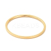 1mm Polished Plain Dome Finger Ring for Girl Women RJEW-C012-02E-G-2