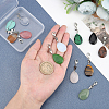 12Pcs 12 Colors Gemstone Pendant Decorations FIND-PH0004-39-5