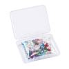 72Pcs 12 Colors Transparent Birthstone Glass Beads GLAA-ZZ0001-02-6