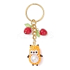 Glass Hamster Keychains KEYC-MZ00055-01-1