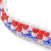 Handmade Glass Seed Beaded Bracelets for Women BJEW-MZ00156-01-4