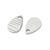 304 Stainless Steel Charms STAS-G393-05P-03-2