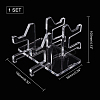 Assembled Acrylic Game Pad Controller Display Stands ODIS-WH0001-27-2