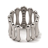 Non-Tarnish 304 Stainless Steel Open Cuff Rings RJEW-Z018-06P-3