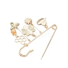 Bees & Flower Iron Kilt Pins JEWB-TA00024-3