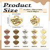 100Pcs 5 Colors Ideas for Valentines Day Gifts Tibetan Style Alloy Charms TIBEP-LP0001-19-2