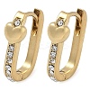 Ion Plating(IP) 304 Stainless Steel Hoop Earrings EJEW-B109-03G-01-1