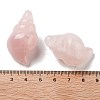 Natural Rose Quartz Carved Figurines DJEW-L023-H01-3