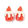Christmas Theme Opaque Resin Decoden Cabochons CRES-B022-01D-1