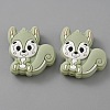 Squirrel Food Grade Eco-Friendly Silicone Beads SIL-WH0012-030D-1