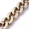 Handmade CCB Plastic Curb Chains AJEW-JB00633-3