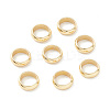 201 Stainless Steel European Large Hole Beads X-STAS-M294-03G-02-1