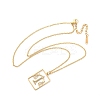 304 Stainless Steel Necklace LS-NJEW-D330-01G-07-2