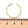 304 Stainless Steel Micro Pave Cubic Zirconia Open Cuff Rings RJEW-S628-02G-3