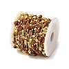 Handmade Goldstone Faceted Round Beaded Chains CHC-F021-01G-05-3