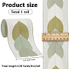 3M Polyester Jacquard Leaf Ribbon for Garment Accessories OCOR-CY0002-12B-2