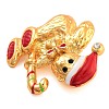 Christmas Theme Enamel Pins JEWB-S022-04B-G-3