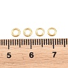 Brass Closed Jump Rings KK-D257-01G-06-3