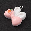 Opaque Resin Pendants LS-RESI-D064-02P-10-3