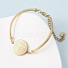 Religion 304 Stainless Steel Link Bracelets for Women LS-BJEW-F524-02A-G-3
