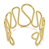 PVD Vacuum Plating 202 Stainless Steel Wiggle Ring Open Cuff Bangles for Women BJEW-M317-01D-G-3