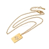 Golden 202 Stainless Steel Constellation Pendants Necklaces NJEW-K380-02G-06-2
