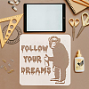 PET Hollow Out Drawing Painting Stencils DIY-WH0391-0902-3