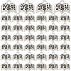 80Pcs Tibetan Style Alloy Pendants TIBE-DC0001-19-1