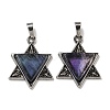 Natural Fluorite Pendants G-G147-08AS-01-1