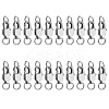20Pcs Stainless Steel Lobster Claw Clasps STAS-DC0015-61-1