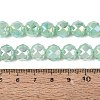 Anti-Tarnish Electroplate Glass Beads Strands GLAA-N064-10mm-12-2