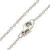 Non-Tarnish Constellation Pendant Necklaces NJEW-S422-04P-02-4