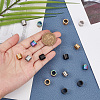 16Pcs 4 Colors 304 Stainless Steel Beads STAS-UN0050-23-3