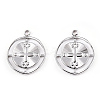 Non-Tarnish 304 Stainless Steel Pendants STAS-A066-06P-2