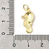 Brass Enamel Pendants KK-K302-22B-G-3