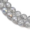 Crackle Czech Pressed Glass Beads GLAA-I061-17-3