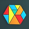 DIY Triangle & Trapezoid & Rhombus Tangram Pieces Display Decoration Silicone Molds DIY-G067-05D-1