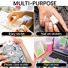 8 Sheets 4 Styles Laser Heart Pattern Nail Art Sticker DIY-CY0001-90-5