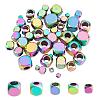 50Pcs 5 Style PVD Vacuum Plating 304 Stainless Steel Spacer Beads STAS-UN0022-17-1
