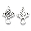 Chinese Knot Tibetan Style Pendants TIBEP-A5642-AS-RS-1