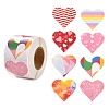 Valentine's Day Theme Paper Gift Tag Stickers DIY-C007-01D-1