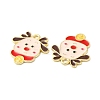 Christmas Alloy Enamel Pendants ENAM-D050-13D-01G-2